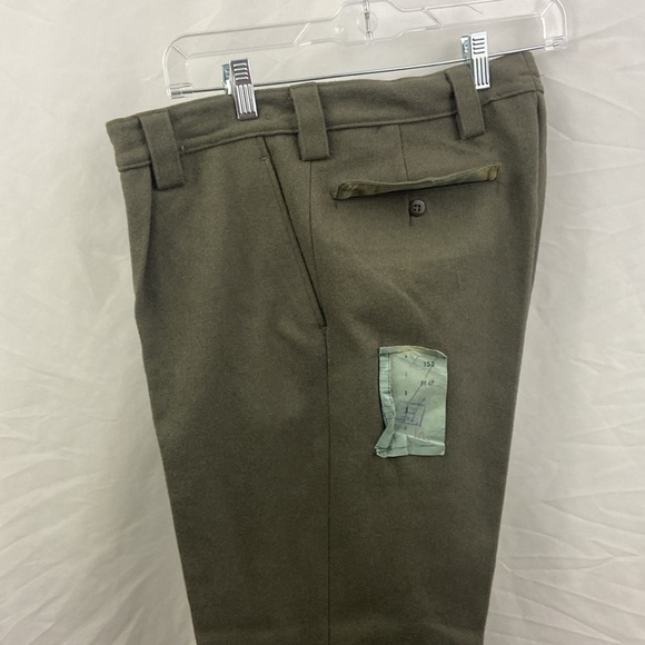 Vintage German Military Dederonhaltig NVA Men’s Wool Size 32 Pants - Picture 6 of 12